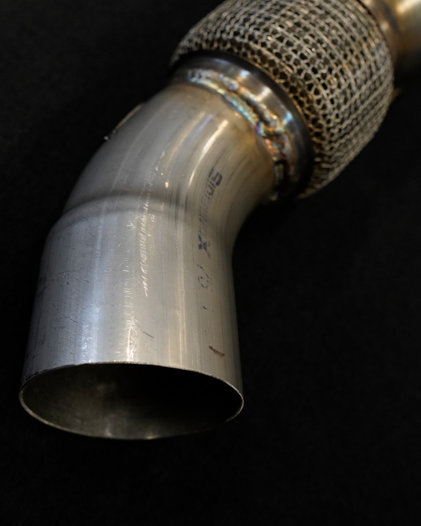 Edelstahl Downpipe B58B30 M140i M240i 340i 440i 540i ohne OPF